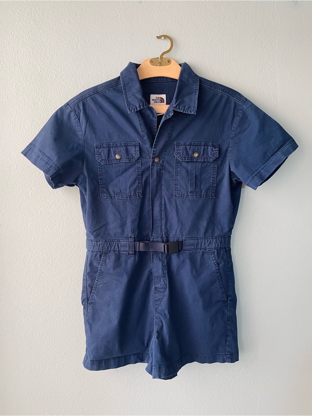 The North Face | Navy Berkeley Belted Utility Jumpsuit Romper